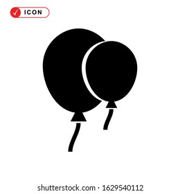 balloon icon or logo isolated sign symbol vector illustration - high quality black style vector icons
