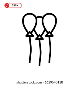 balloon icon or logo isolated sign symbol vector illustration - high quality black style vector icons
