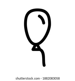 balloon icon or logo isolated sign symbol vector illustration - high quality black style vector icons
