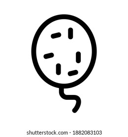 balloon icon or logo isolated sign symbol vector illustration - high quality black style vector icons

