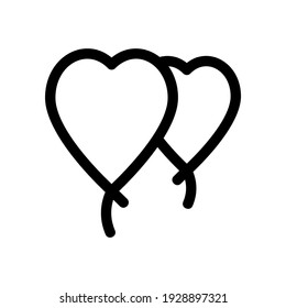 balloon icon or logo isolated sign symbol vector illustration - high quality black style vector icons
