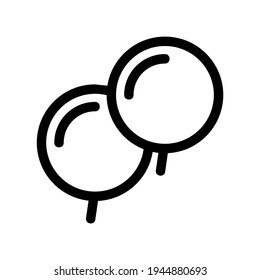 Ballonsymbol oder Logo einzeln auf Zeichen, Vektorgrafik - hochwertige Vektorsymbole in schwarzem Stil