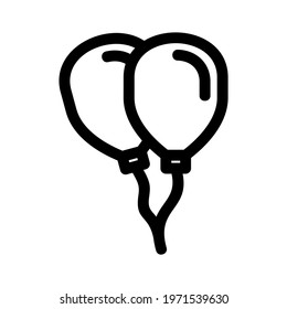 balloon icon or logo isolated sign symbol vector illustration - high quality black style vector icons
