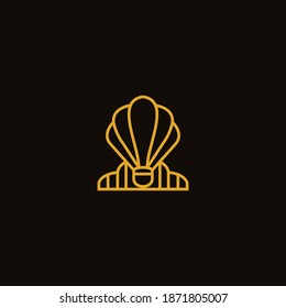 Balloon icon or logo in modern line style. High quality
