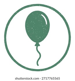 balloon icon logo seal vector on white background
Vector stamp icon