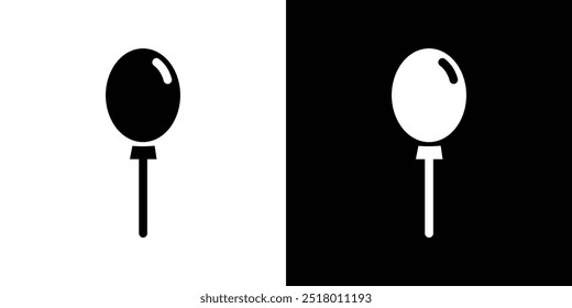 Balloon icon logo set vector