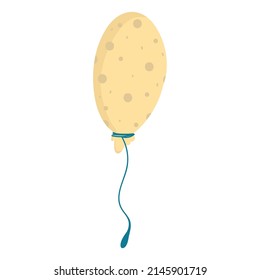 Icono de globo, diseño plano moderno mínimo, ilustración vectorial. Globo de fiesta. diseño de festividades