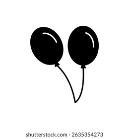 balloon icon, modern vector isolated on white background.
