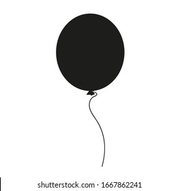 balloon icon on white background