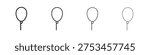 Balloon icon outline vector. outline icons collection.