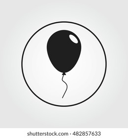 Balloon Icon With Ring For Websites And Apps