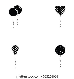 balloon icon set