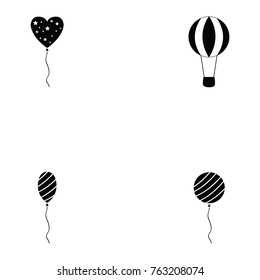 balloon icon set