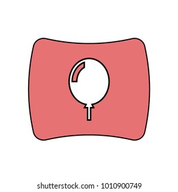 Balloon  icon sign