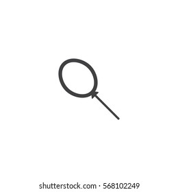 balloon icon. sign design