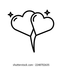 Balloon icon. sign for mobile concept and web design. vector illustration