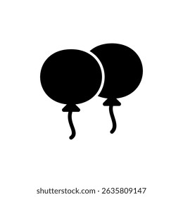 Balloon icon symbol for apps and websites. Party balloon sign and symbol