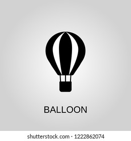 Balloon icon. Balloon symbol. Flat design. Stock - Vector illustration