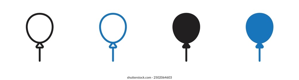 Balloon icon Symbol set collection