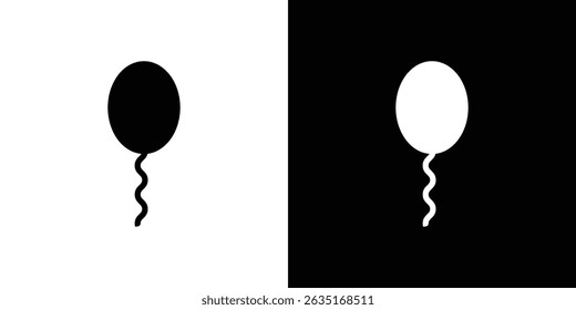 Balloon icon symbols. Vector illustration.