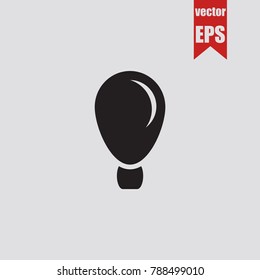 Balloon icon in trendy isolated on grey background.Vector illustration.