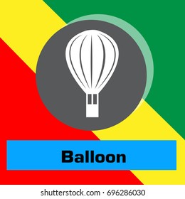 balloon icon vector