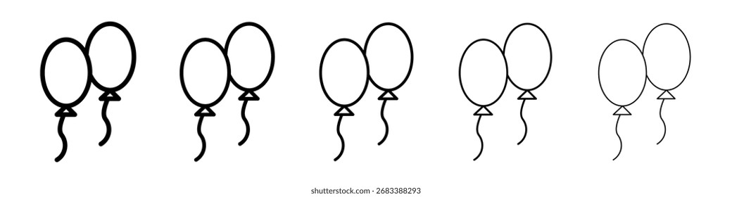 Balloon icon Vector Art Illustration
