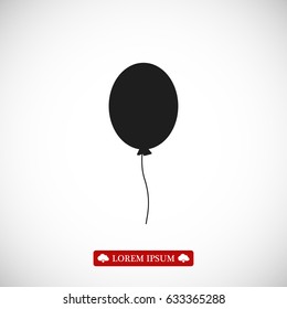 balloon icon, vector best flat icon, EPS