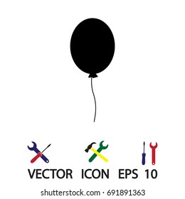 balloon icon, vector best flat icon, EPS

