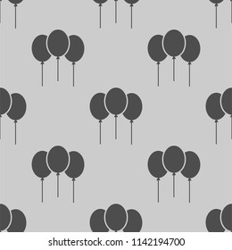 balloon icon vector, can be used for web and mobile design seamless pattern