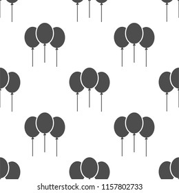 balloon icon vector, can be used for web and mobile design seamless pattern
