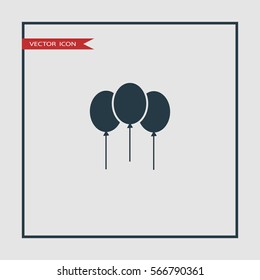 balloon icon vector, can be used for web and mobile design.