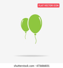 Balloon icon. Vector concept illustration for design.
