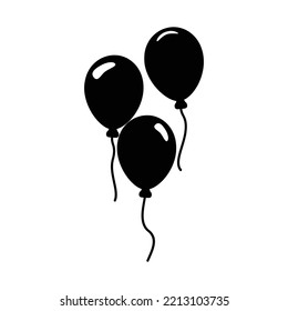 Globo. Ilustración de diseño vectorial de icono de globo. Signo simple de globo. Diseño similar del vector de globo.