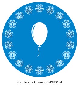 Balloon Icon Vector flat design style