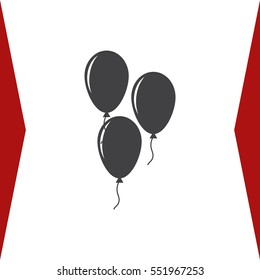 Balloon Icon Vector flat design style