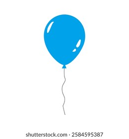 Balloon icon vector illustration. Ballon symbol template.