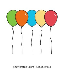 Icono de globo ilustración vectorial diseño plano minimalista