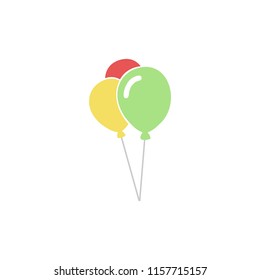 Balloon Icon. Vector Illustration Logo. Eps8