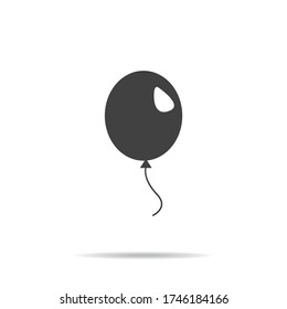 Balloon icon vector illustration.Air balloon sign