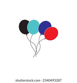 BALLOON ICON VECTOR ILLUSTRATION SYMBOL DESIGN
