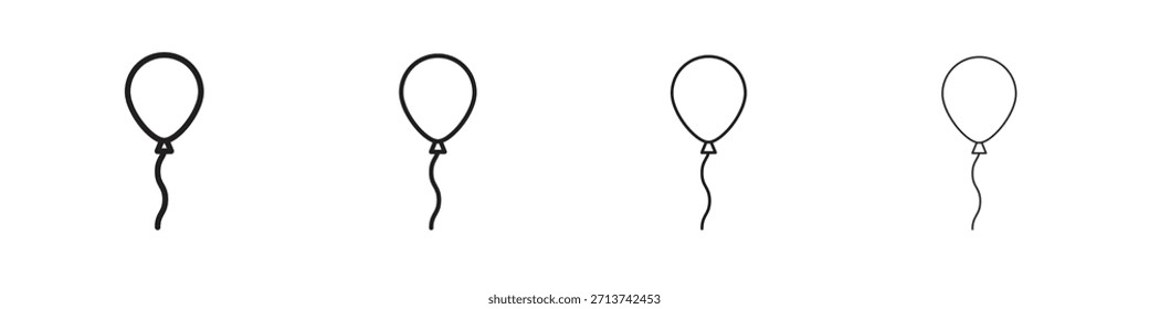 Icono de globo. Vector de pictogramas aislados.