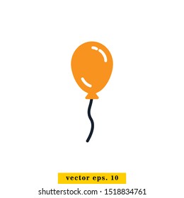 Balloon Icon Vector Logo Design Template