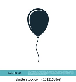 Balloon Icon Vector Logo Template Illustration Design. Vector EPS 10.