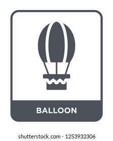 balloon icon vector on white background, balloon trendy filled icons from Hotel and restaurant collection, balloon simple element illustration