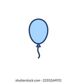 Balloon icon vector. Party balloon sign and symbol