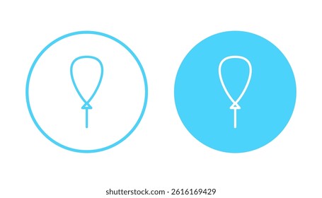 Balloon icon vector. Party balloon sign and symbol