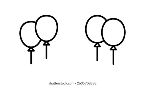 Icono de globo Vector. Signo y símbolo del globo del partido