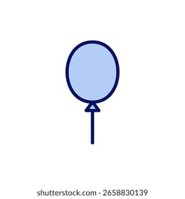 Icono de globo Vector. Signo y símbolo del globo del partido