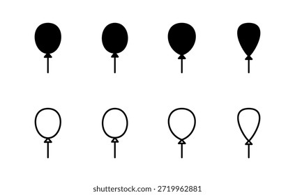 Icono de globo Vector. Signo y símbolo del globo del partido